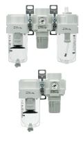 ตัวปรับลม กรองลม ตัวปรับแรงดันลม ชุดปรับลม Modular F.R.L. Units AC-B SMC